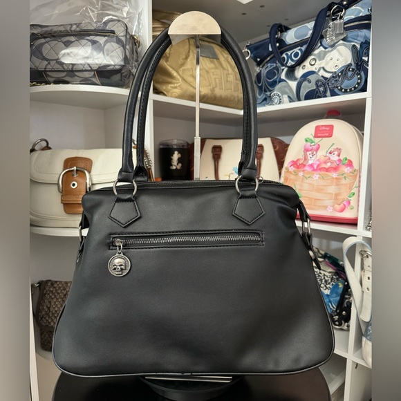 Ed Hardy Black Floral Tote Bag - Picture 2 of 3